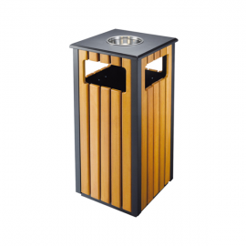 DUSTBIN (Metal boby and wood)