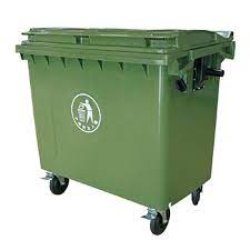 Waste bin container 660L